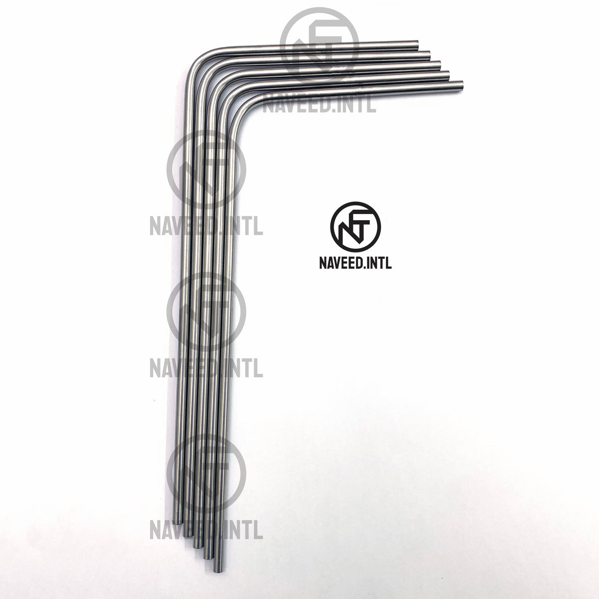 Set of 5 replacement light pipes for Ferrera breast retractors, top view