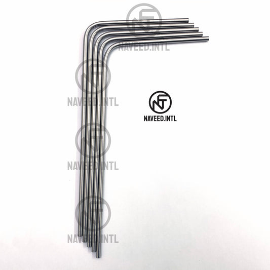 Set of 5 replacement light pipes for Ferrera breast retractors, top view