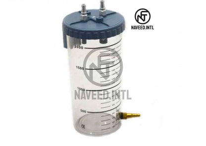 Reusable Liposuction Jar 2000ml, Fat Collection Canister with Stand, Plastic Surgery Tools