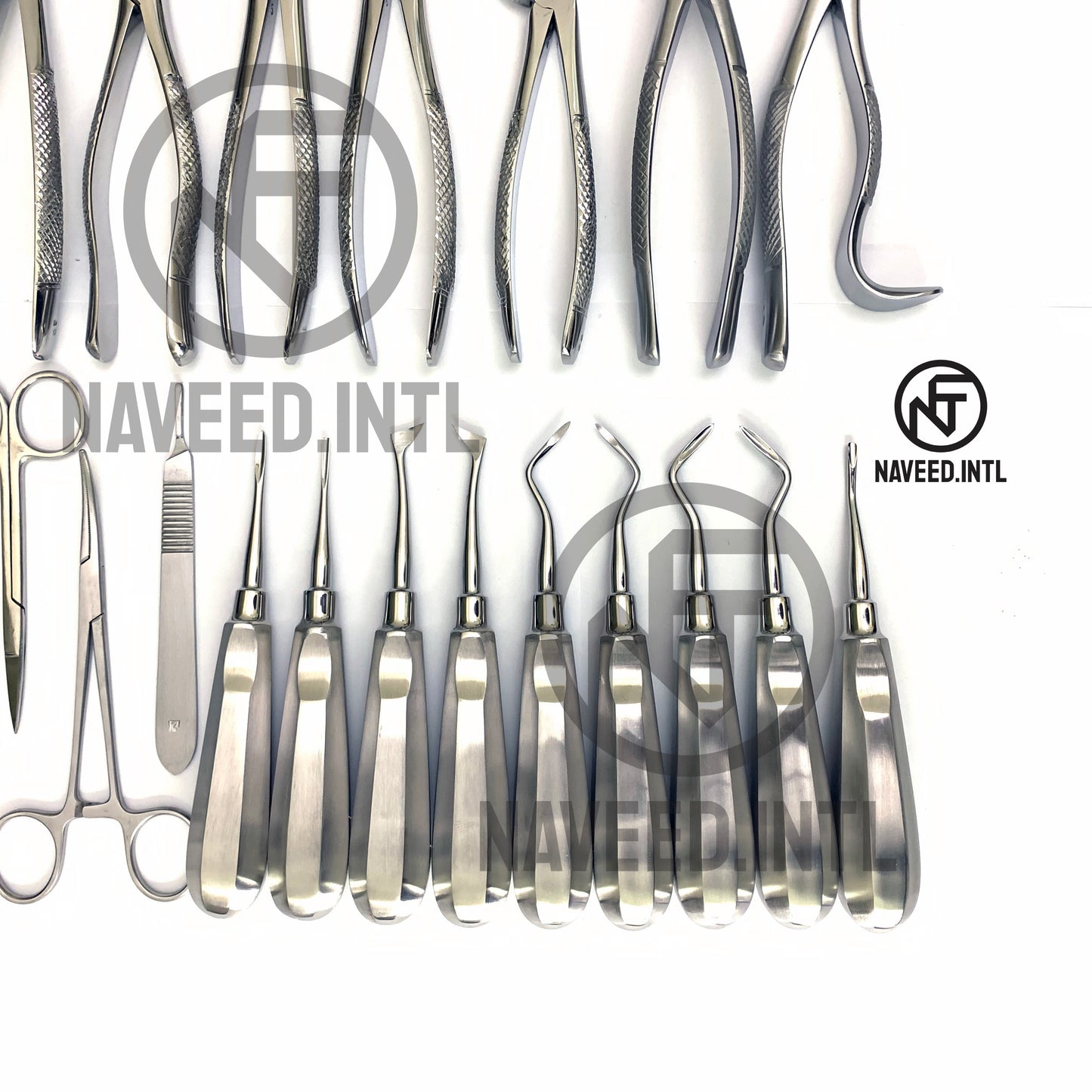 Set of 32 Pieces Oral Dental Surgery Extracting Elevators Forceps Dental Best Kit