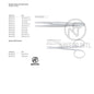 Suture Removal Set by Naveed International – Standard Pattern Dressing Forcep Straight Serrated in 10 Sizes from 10.5 to 30.5 cm and Spencer Stitch Scissor in 9 cm and 13 cm